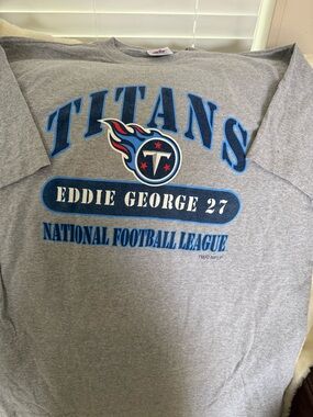 Vintage Y2K Men’s Joy Athletic Tennessee Titans Eddie George Adult XL T Shirt